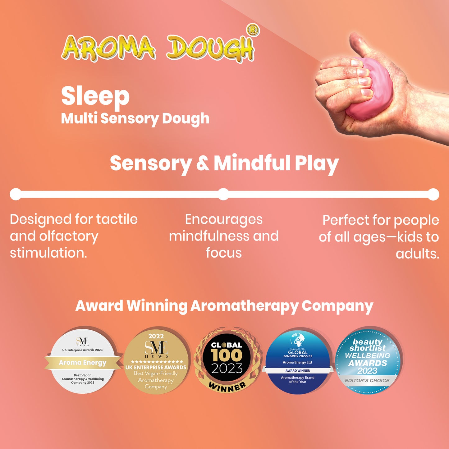 Sleep Aroma Dough | Aromatherapy Multi Sensory Playdough - Aroma Energy
