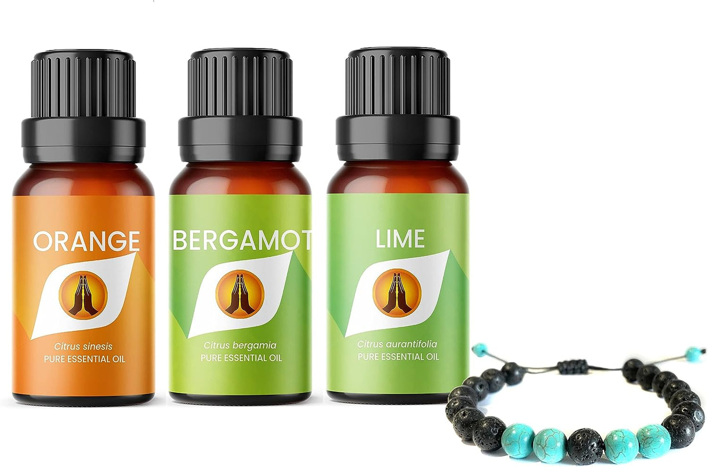 Lava Stone Diffuser Bracelet - Feel Good Set - Aroma Energy