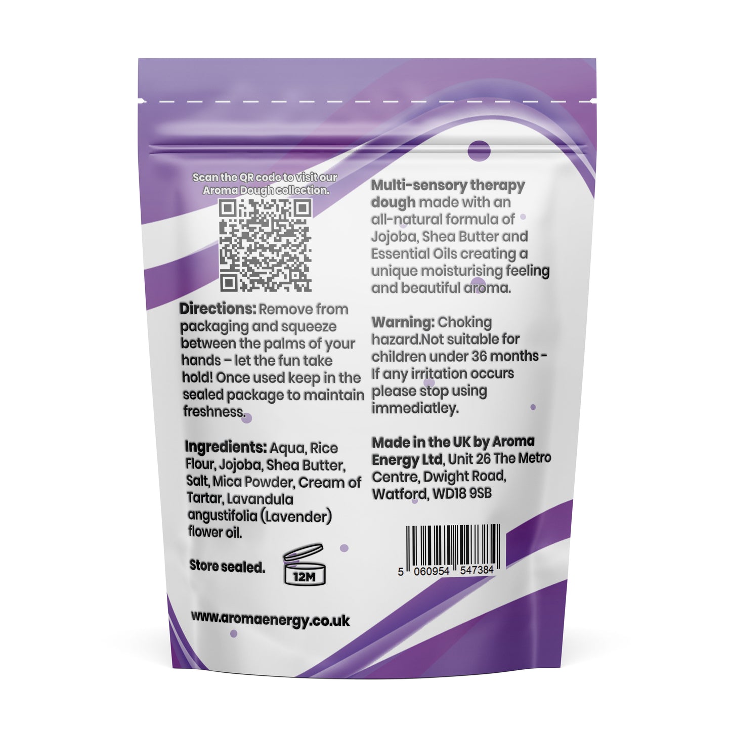Lavender Aroma Dough | Aromatherapy Multi Sensory Playdough - Aroma Energy