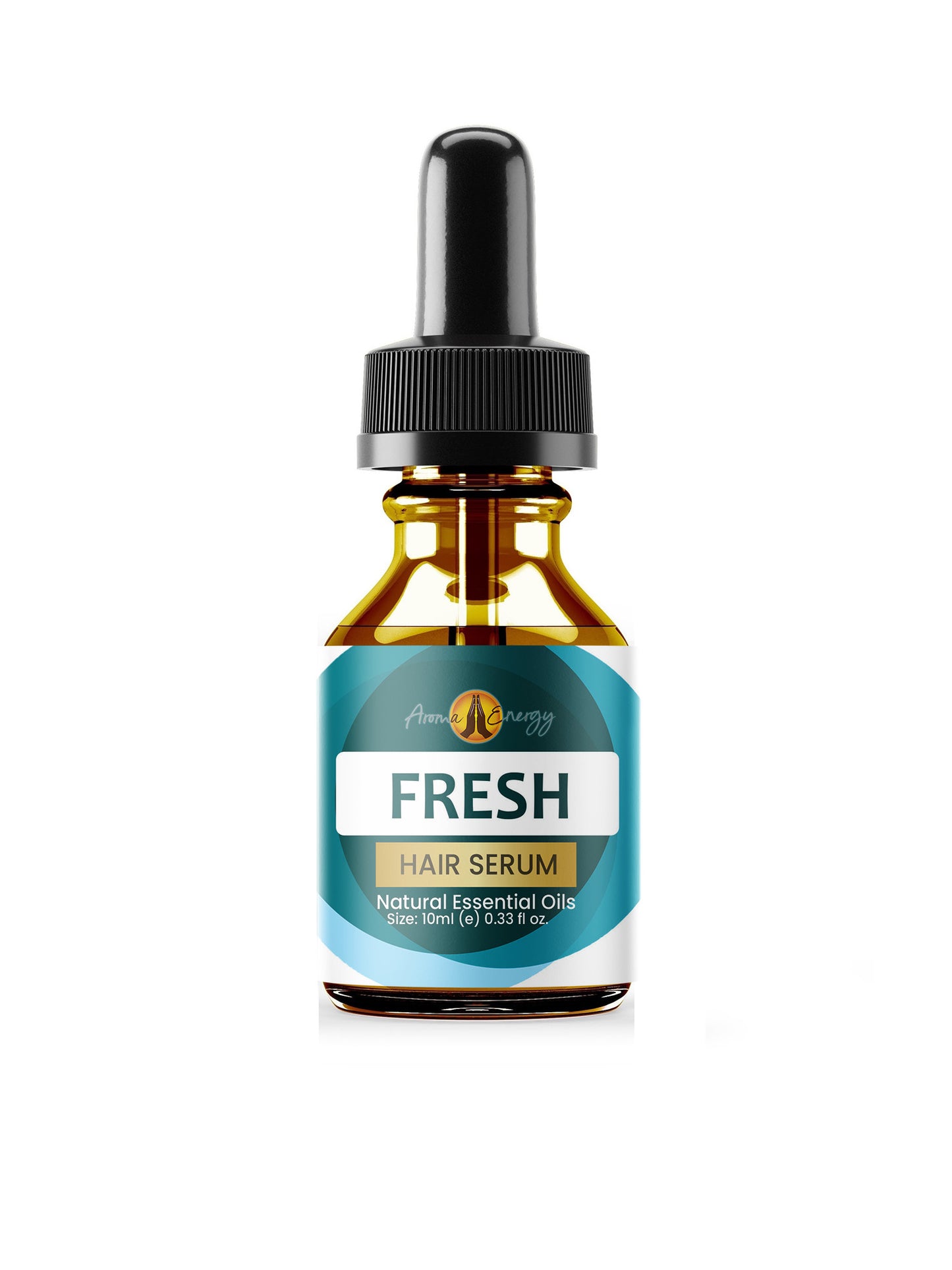 Essential Oil Hair Serum - Fresh - Contains Natural Peppermint, Castor and Vitamin E Oils - Aroma Energy