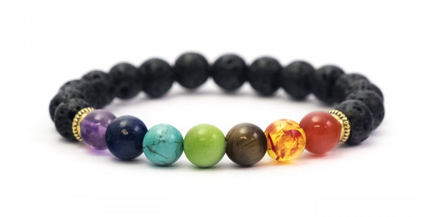 Anxiety Bracelet Gift Box Set - Anxiety Essential Oil Set - Aroma Energy