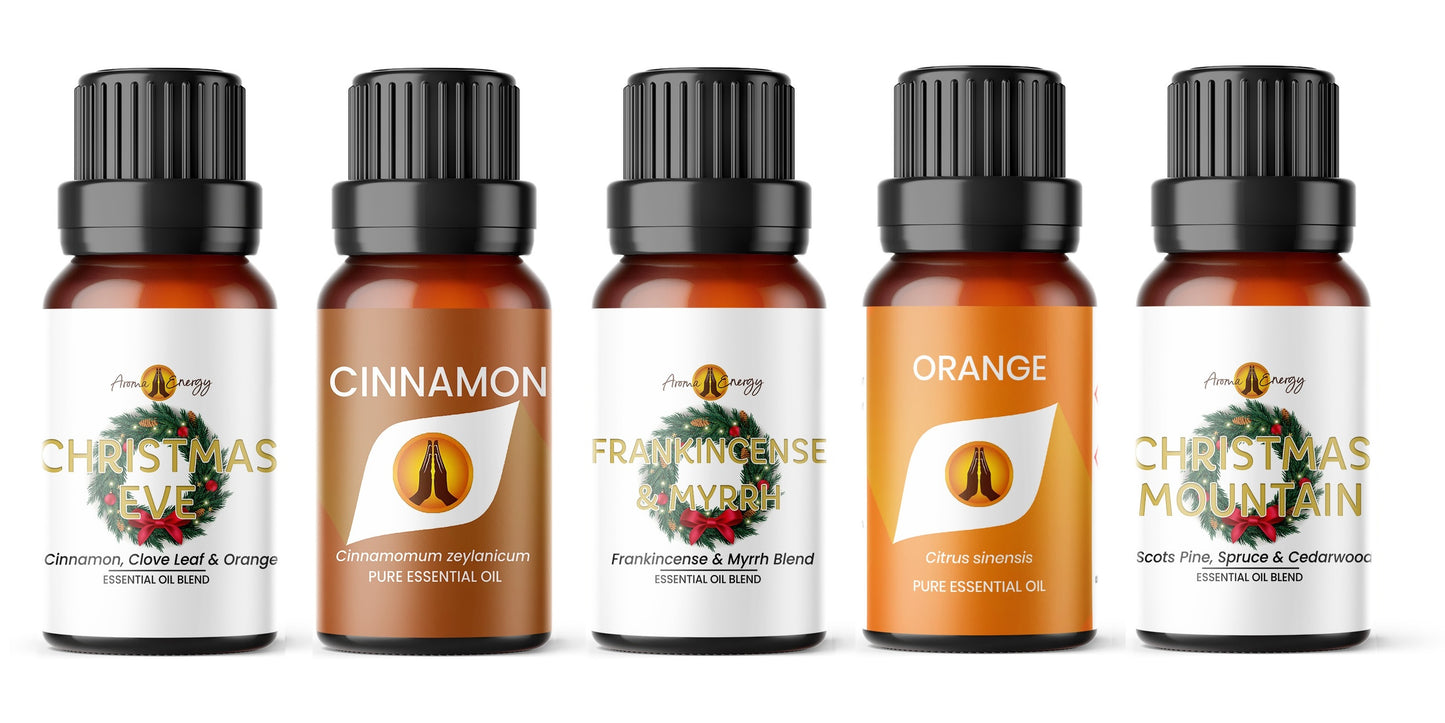 Festive Christmas Essential Oil Set 100% Pure