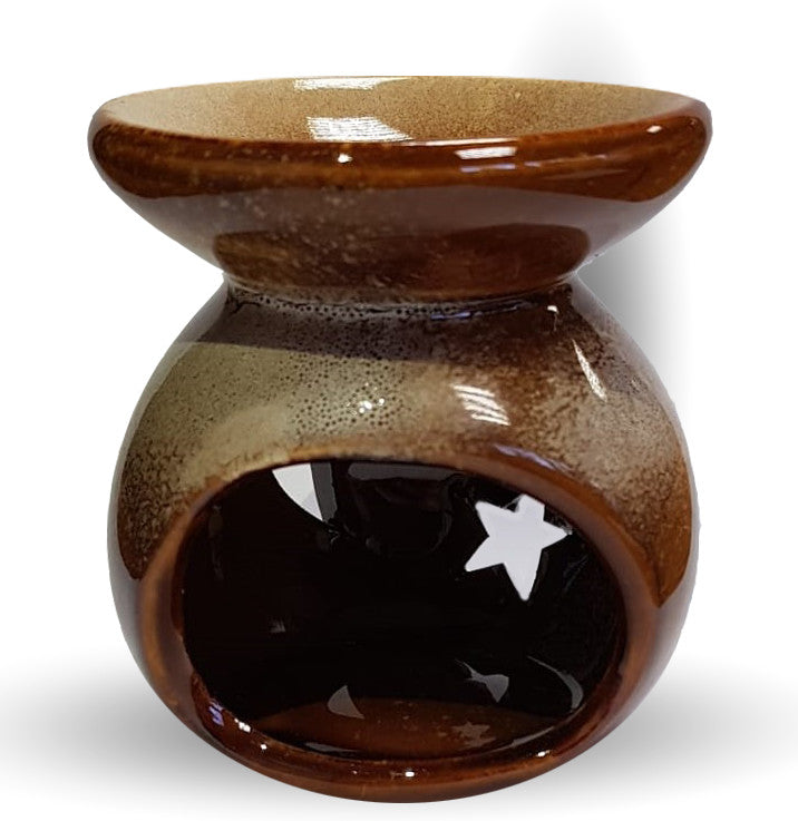 Wax Melt & Oil Burner | Moon & Stars Design - Aroma Energy