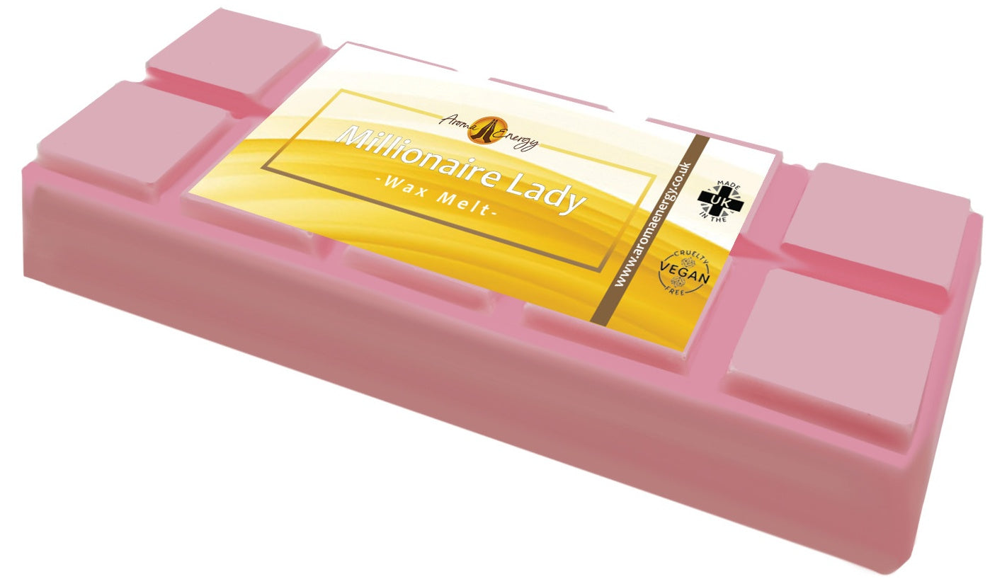 Millionaire Lady Designer Fragrance Wax Melt | Big Snap Bar | 50g