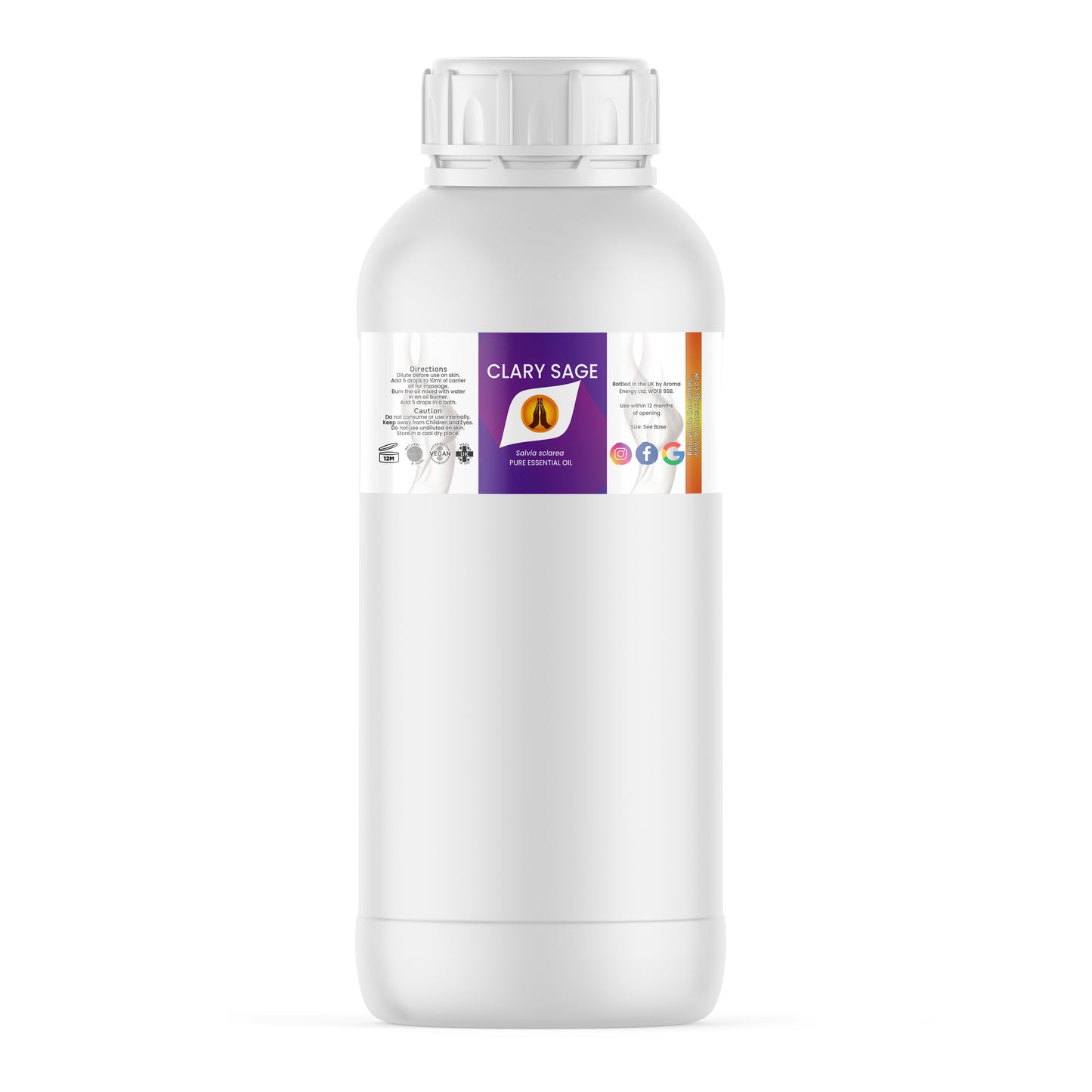Clary Sage Pure Essential Oil - Aroma Energy