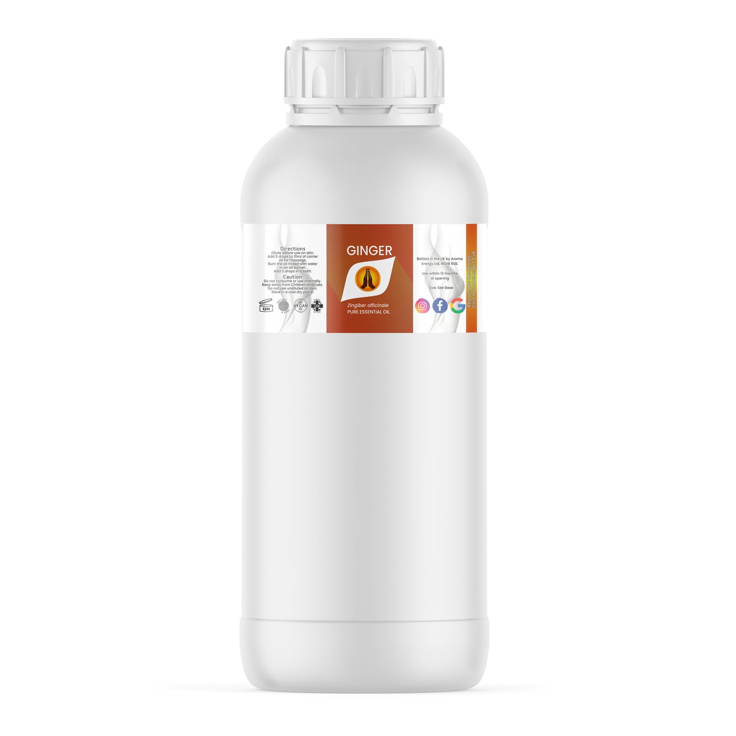 Ginger Pure Essential Oil - Aroma Energy