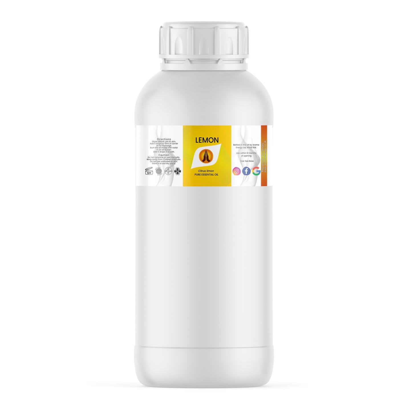 Lemon Pure Essential Oil - Aroma Energy