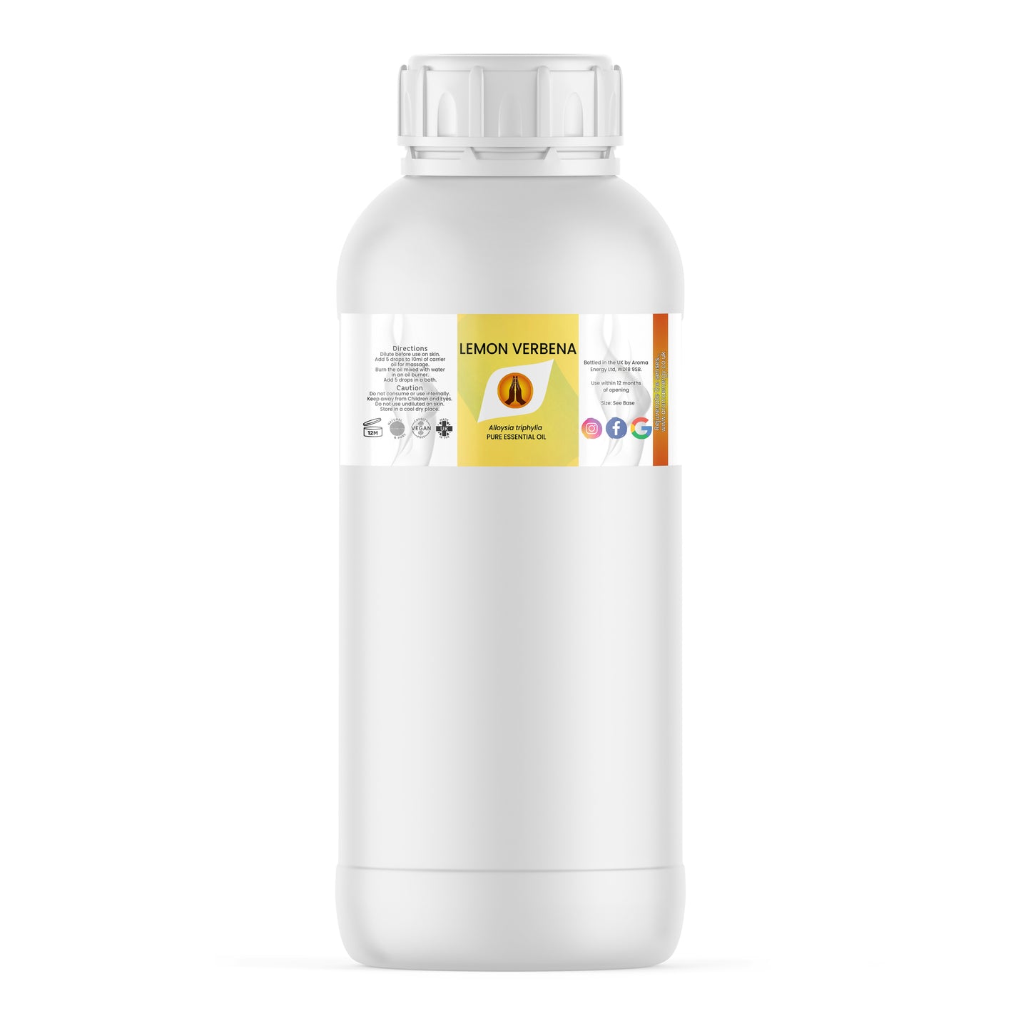 Lemon Verbena Pure Essential Oil - Aroma Energy