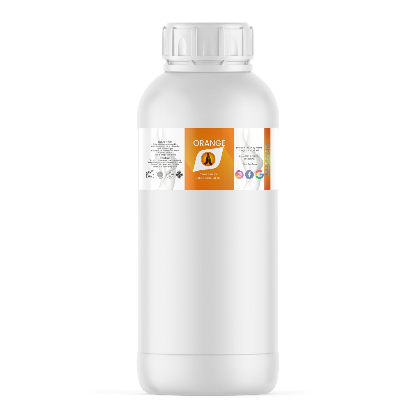 Orange Pure Essential Oil - Aroma Energy
