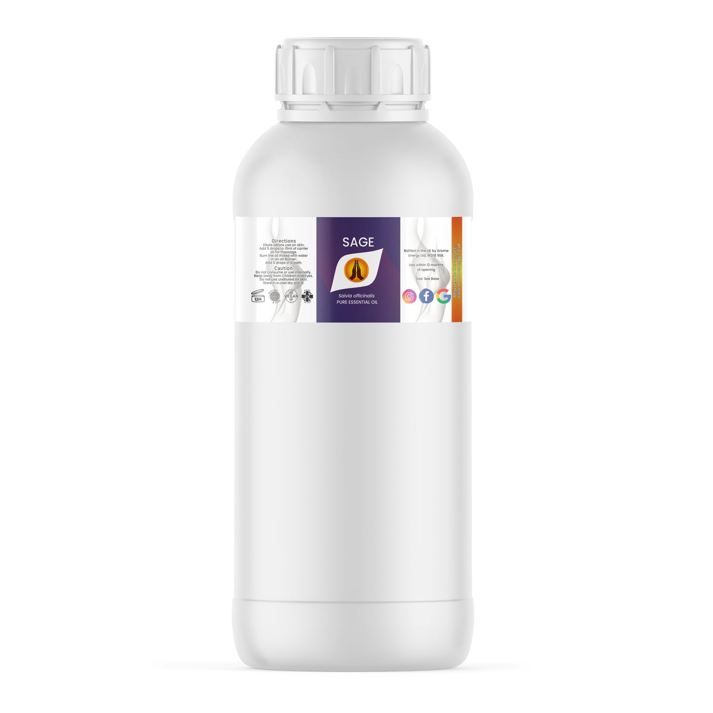 Sage Pure Essential Oil - Aroma Energy