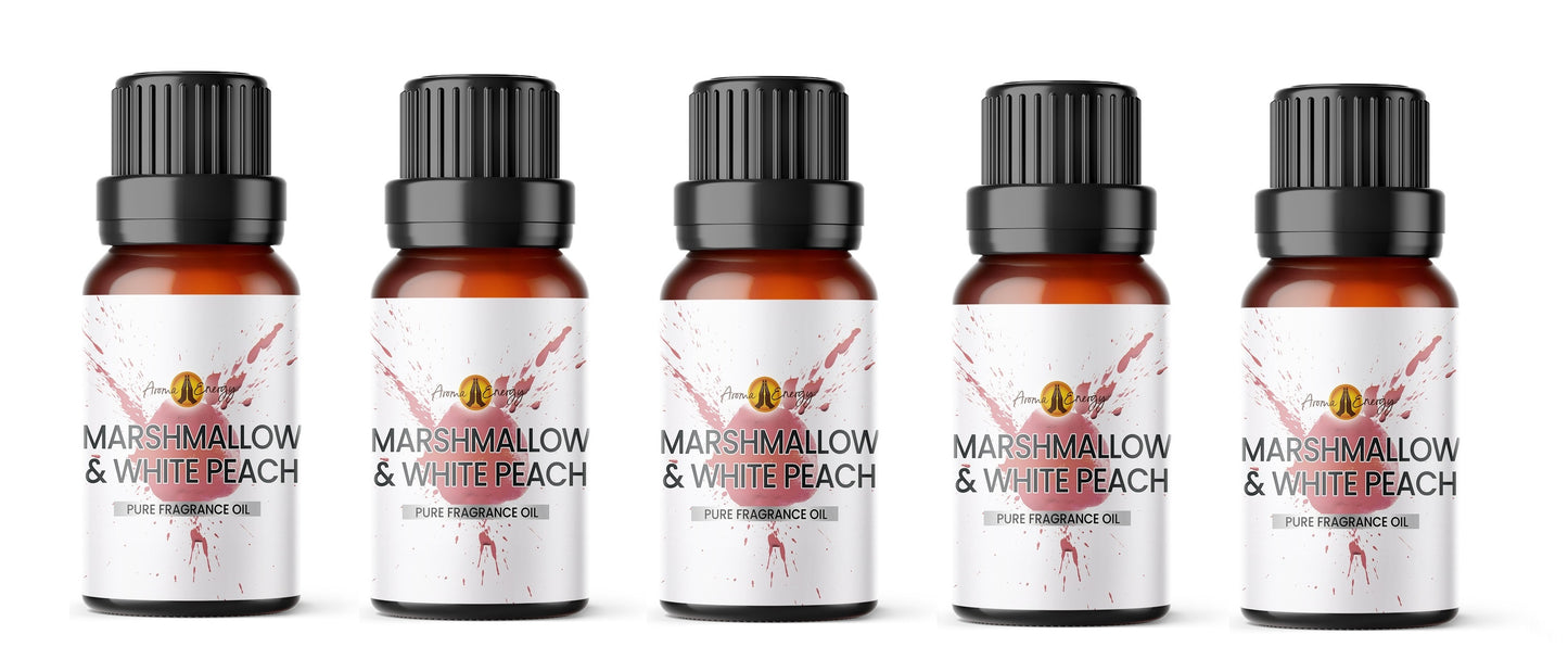 Marshmallow & White Peach Fragrance Oil | Christmas fragrance oil - Aroma Energy