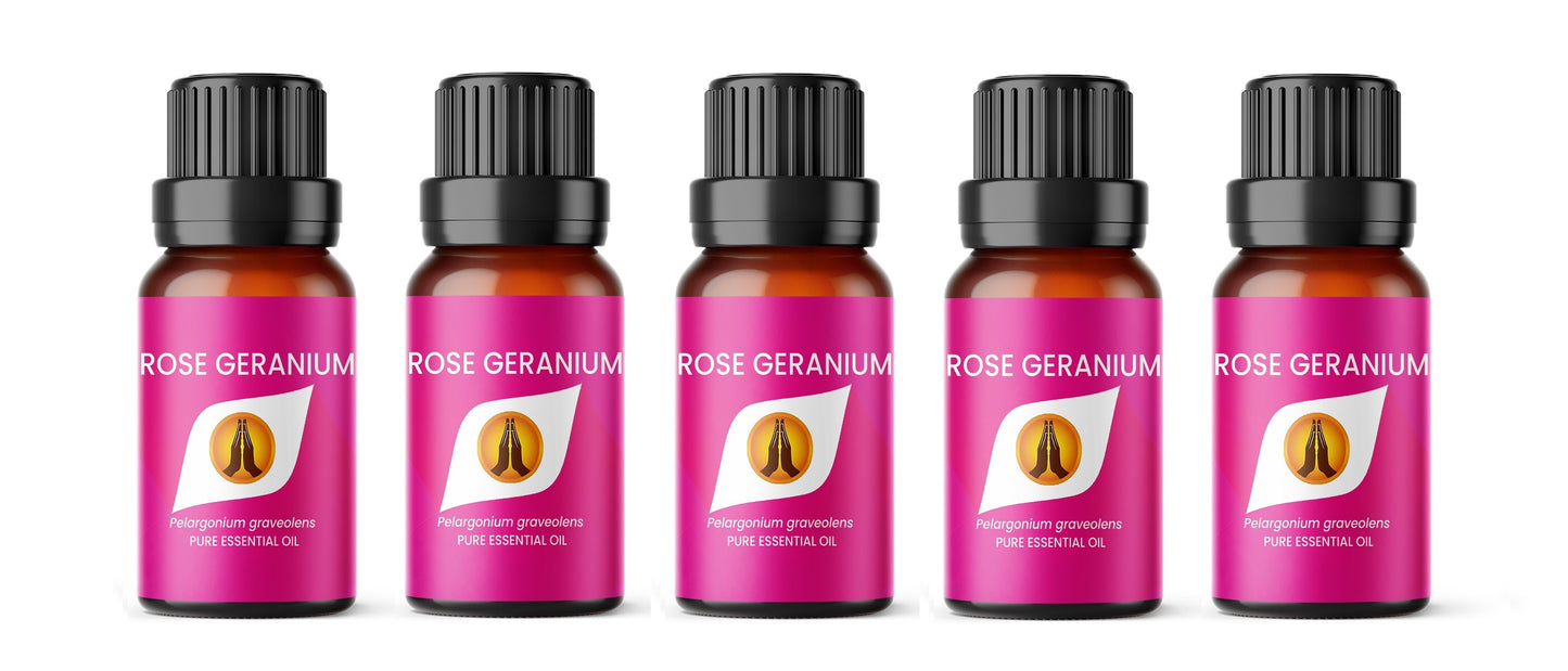 Rose Geranium Pure Essential Oil - Aroma Energy
