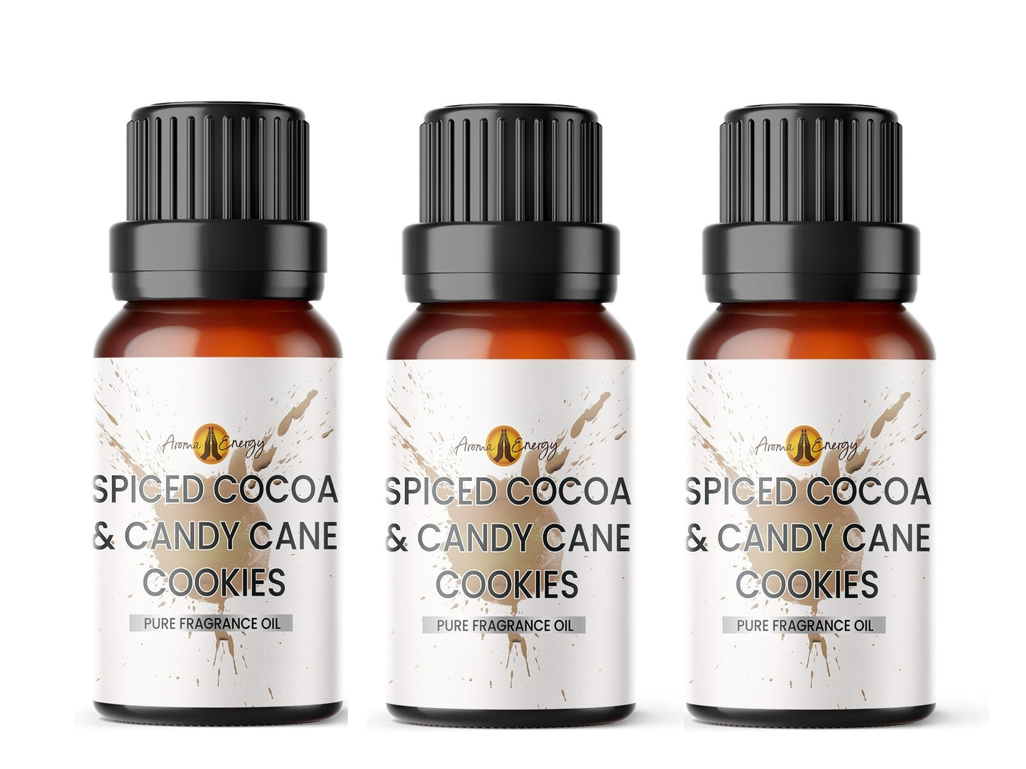 Spiced Cocoa & Candy Cane Cookies Fragrance Oil | Christmas fragrance oil - Aroma Energy