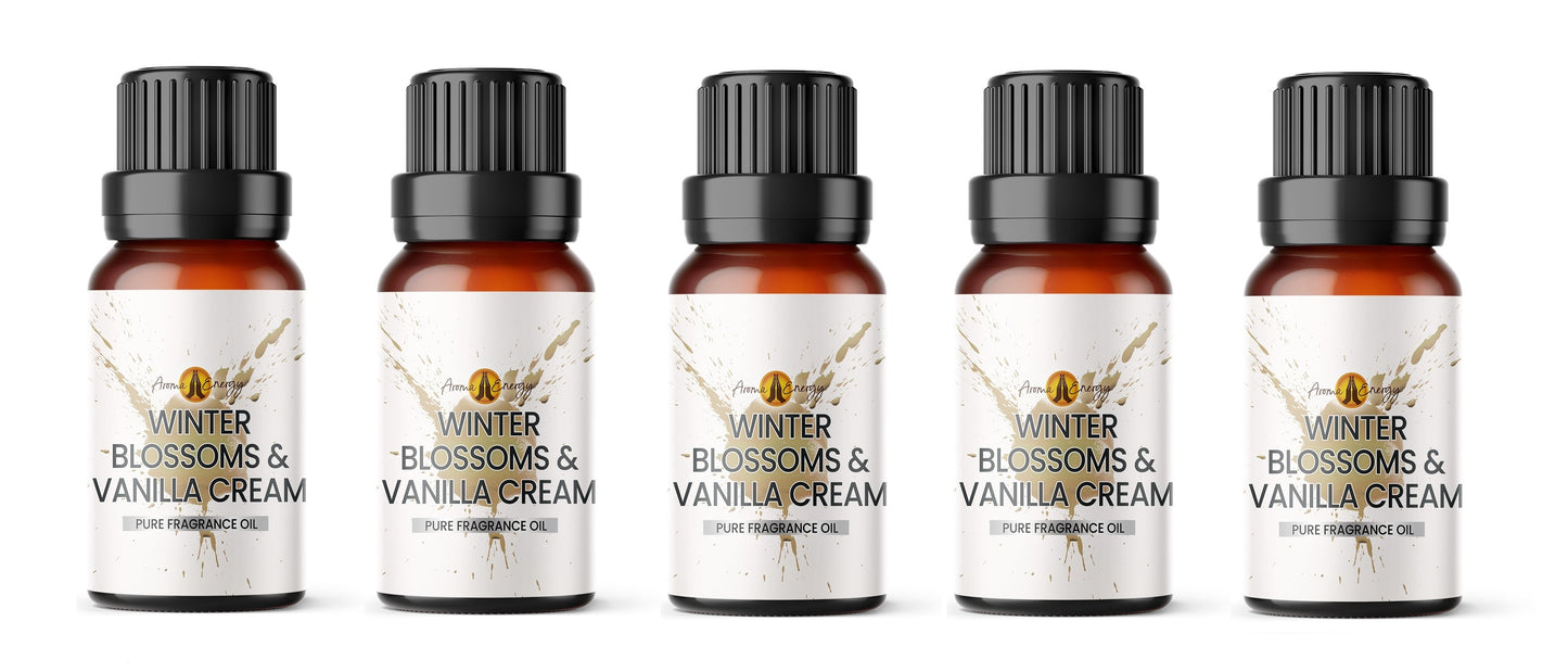 Winter Blossoms & Vanilla Cream Fragrance Oil | Christmas fragrance oil - Aroma Energy
