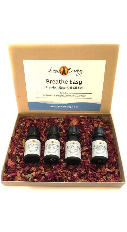 Breathe Easy - Essential Oil Gift Set - Aroma Energy