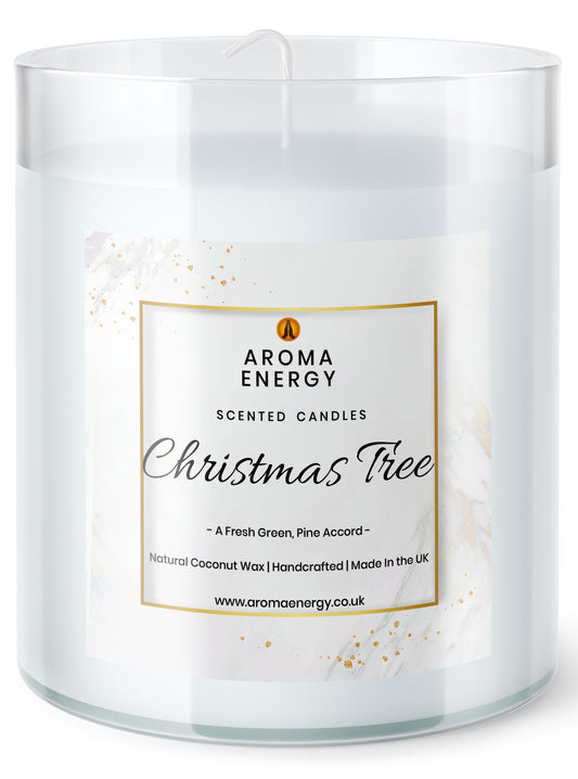 Christmas Tree Scented Candle | Best home fragrance | Coconut Wax - Aroma Energy