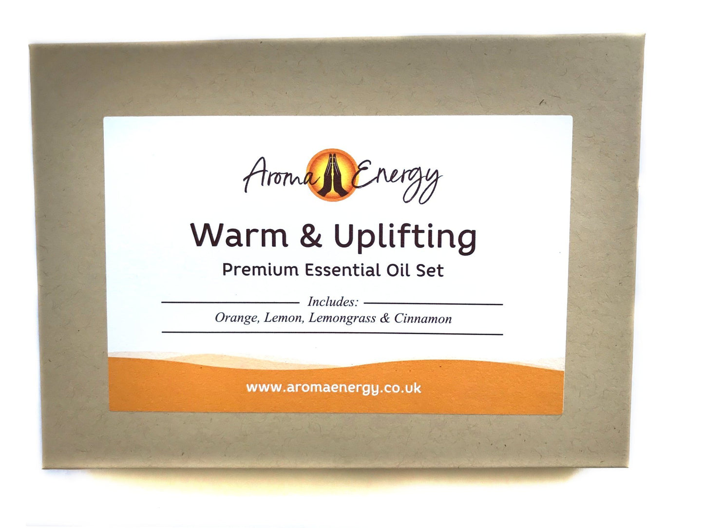 Warm & Uplifting - Essential Oil Gift Set - Aroma Energy