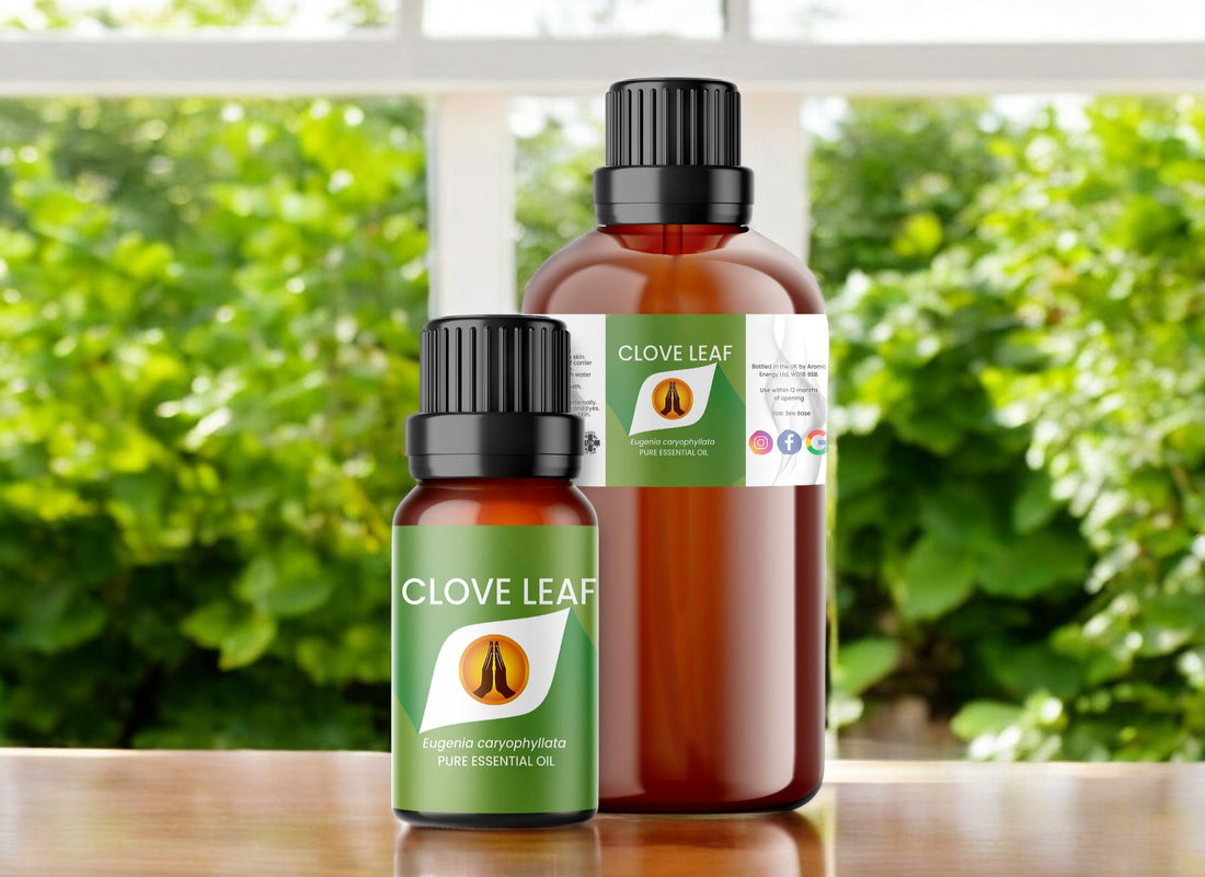 AROMA ENERGY CLOVE LEAF PURE ESSENTIAL OIL BLOG IMAGE