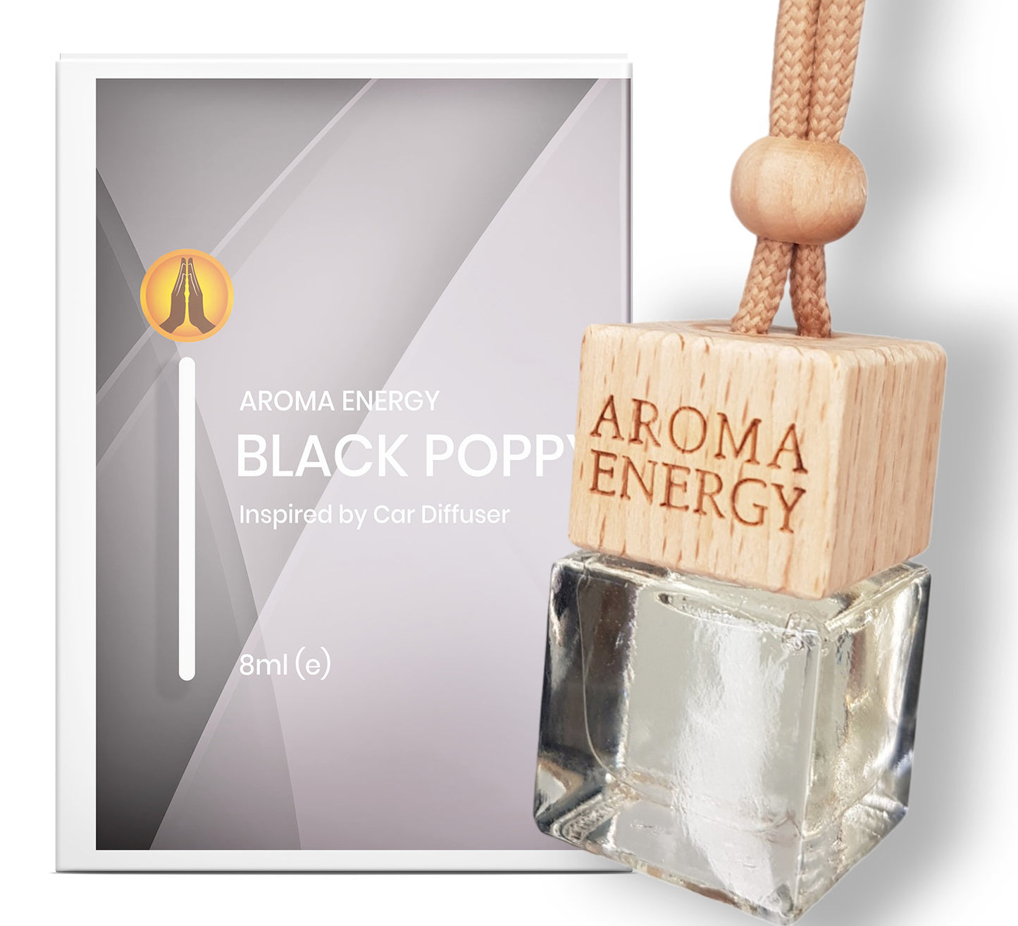 Black Poppy Car Aroma Diffuser: Long-Lasting, Stylish & Compact Fragrance Dispenser