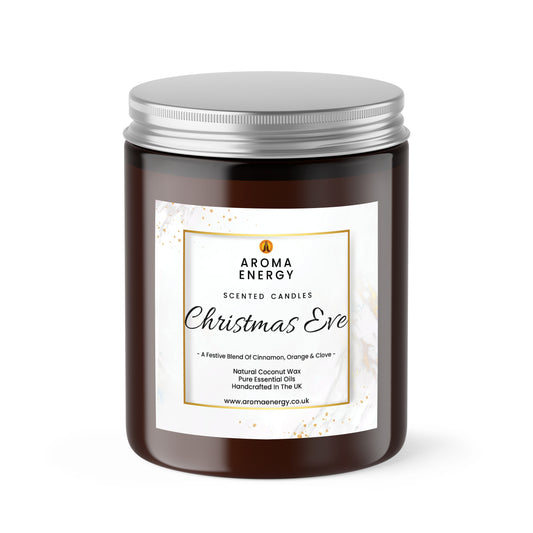 Christmas Eve Scented Candle | Best home fragrance | Essential oil blend & Coconut Wax - Aroma Energy