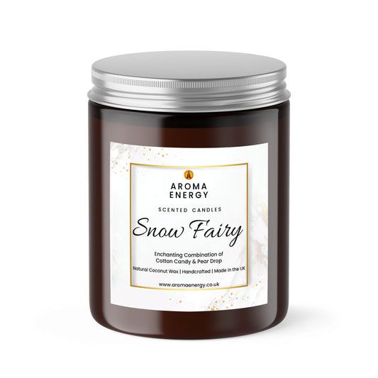 Snow Fairy Designer Scented Candle | Best home fragrance | Coconut Wax - Aroma Energy