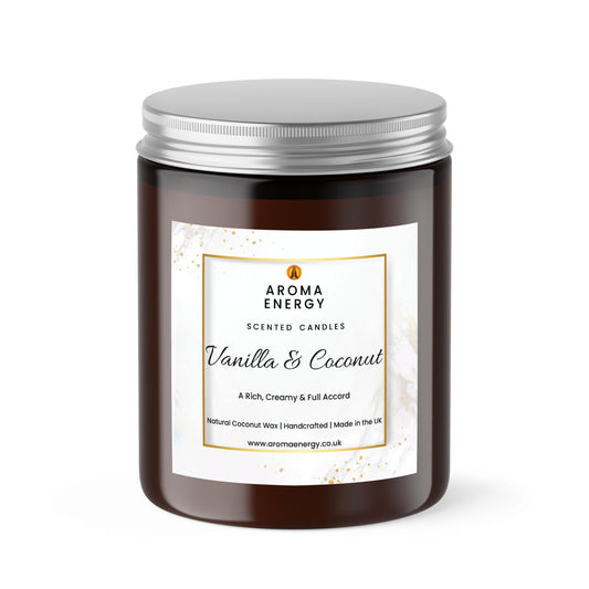 Vanilla & Coconut Scented Candle | Best home fragrance | Coconut Wax