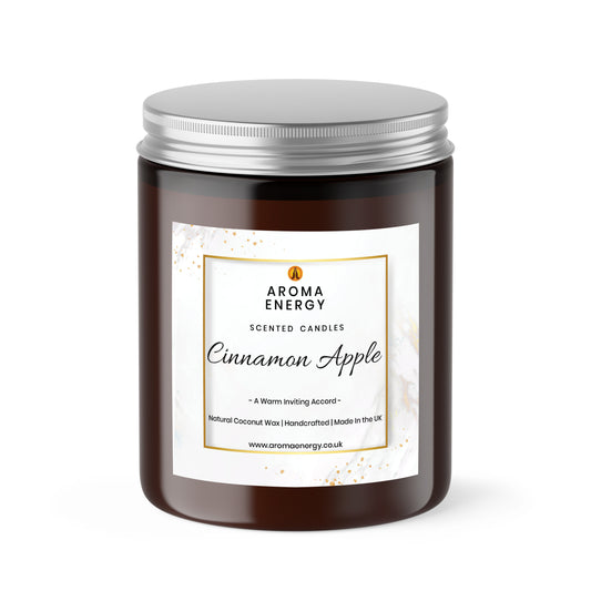 Cinnamon Apple Scented Candle | Best home fragrance | Coconut Wax - Aroma Energy