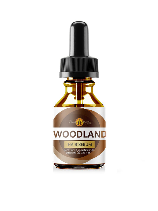 Essential Oil Hair Serum - Woodland - Contains Natural Cedarwood, Castor and Vitamin E Oils