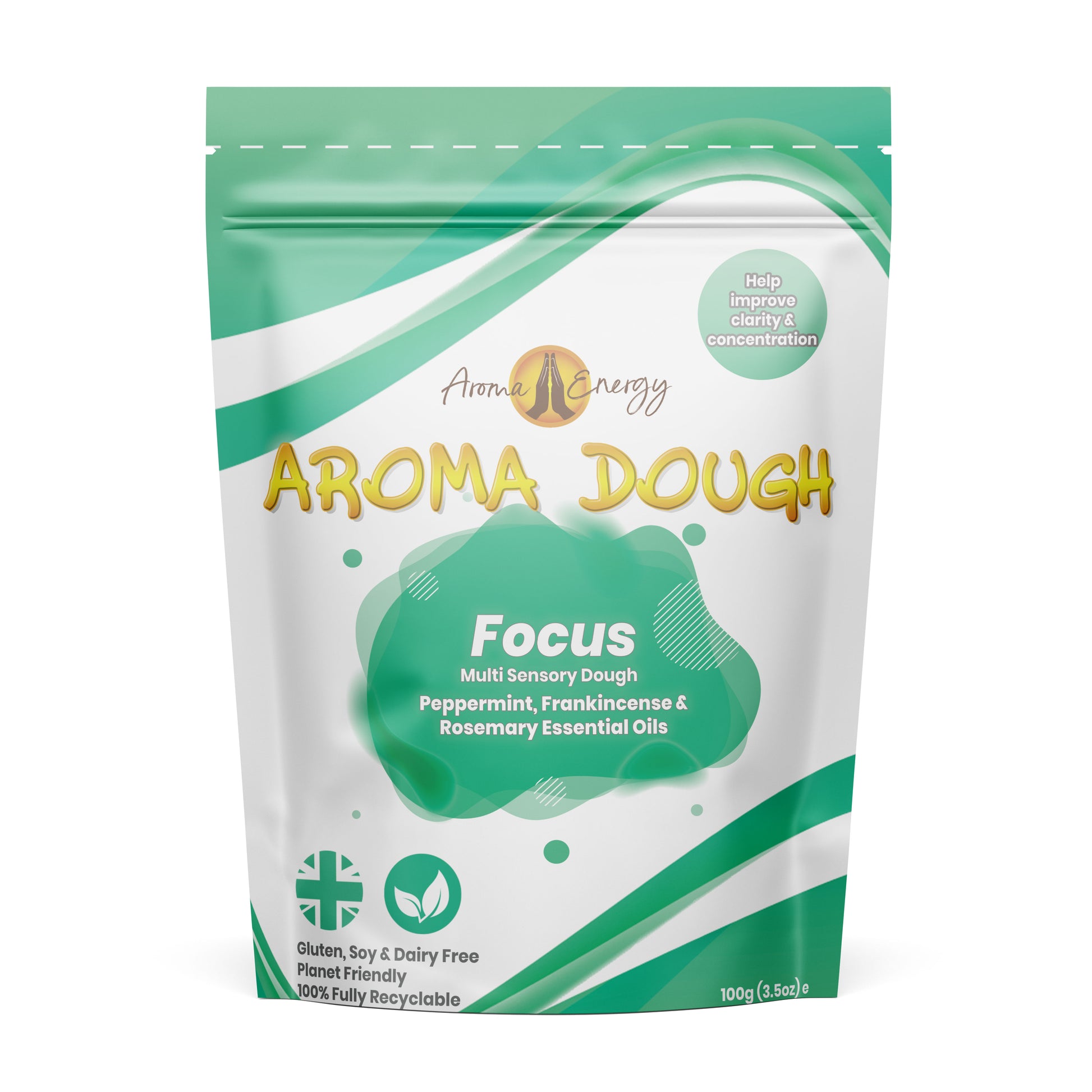 Focus Aroma Dough | Aromatherapy Multi Sensory Playdough - Aroma Energy