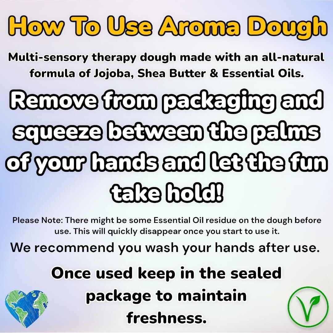 Anxiety Aroma Dough | Aromatherapy Multi Sensory Playdough - Aroma Energy