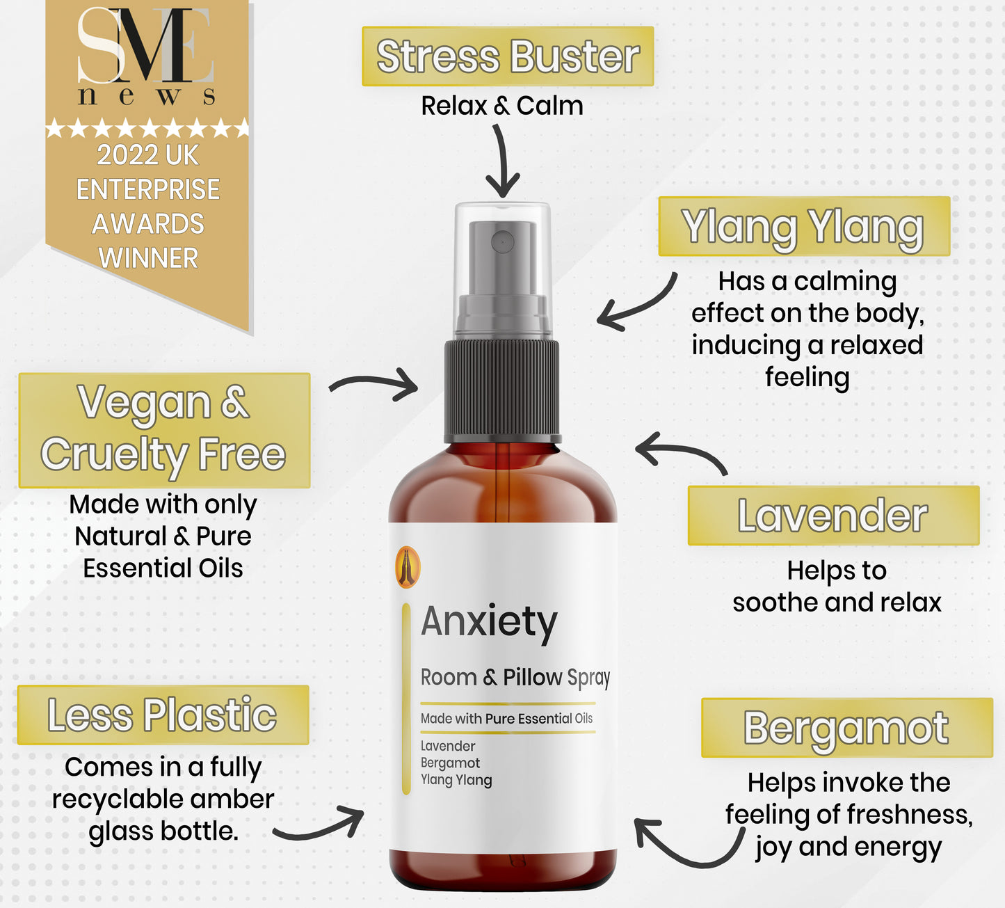 benefits of our anxiety pillow spray
