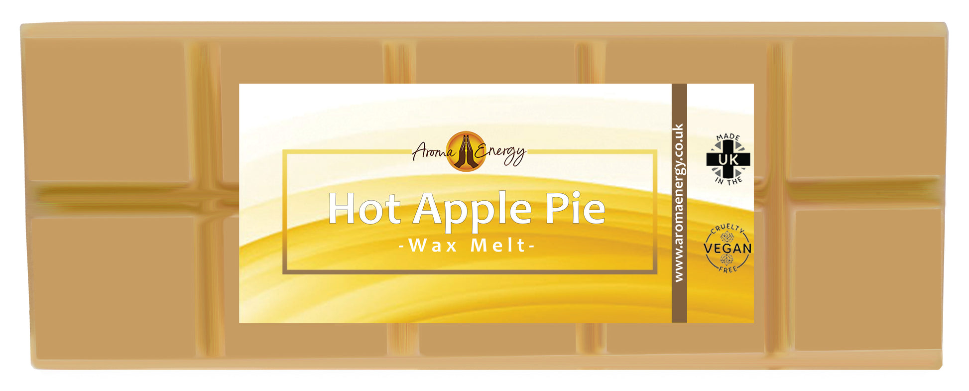 Hot Apple Pie Wax Melt | Christmas Wax Melt | Big Snap Bar | 50g - Aroma Energy