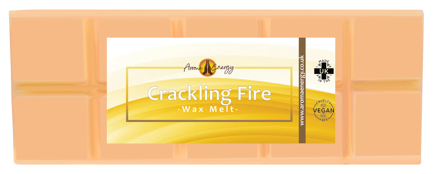 Crackling Fire Wax Melt | Christmas Wax Melt | Big Snap Bar | 50g - Aroma Energy