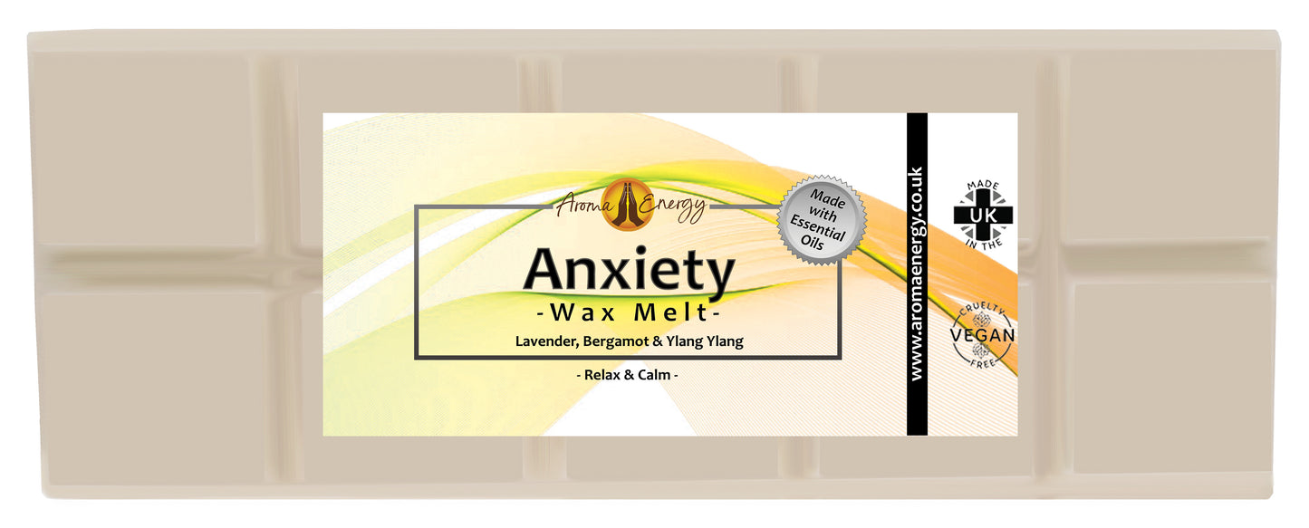 Anxiety Essential Oil Wax Melt | Big Snap Bar | 50g - Aroma Energy