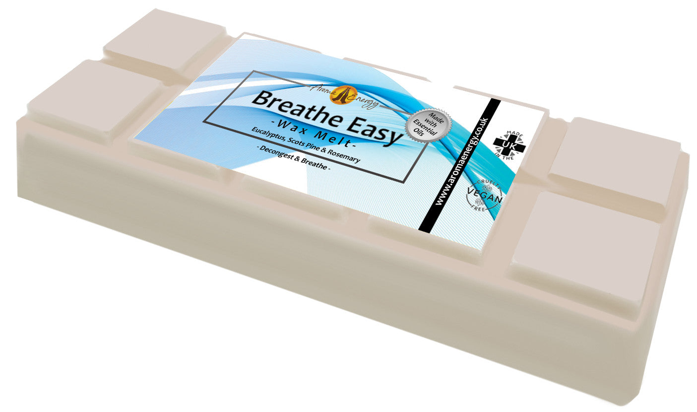 Breathe Easy Essential Oil Wax Melt | Big Snap Bar | 50g - Aroma Energy