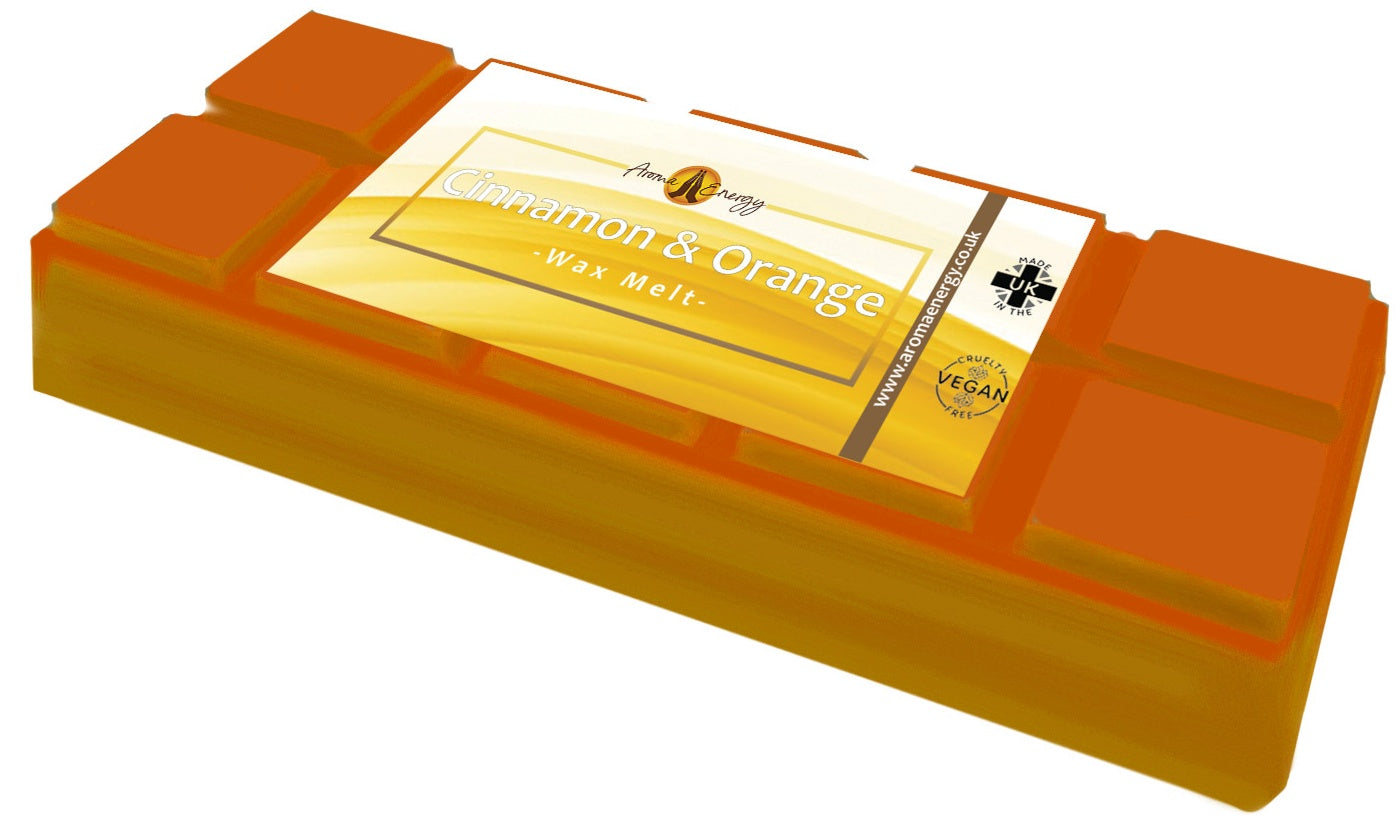 Cinnamon & Orange Wax Melt | Big Snap Bar | 50g - Aroma Energy