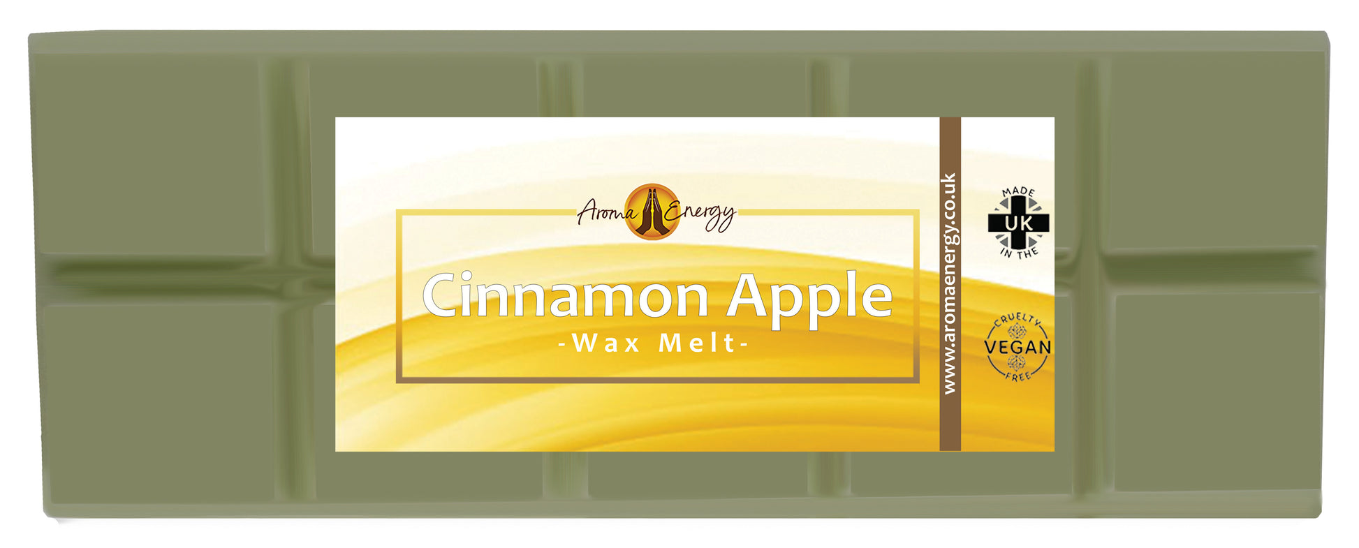 Cinnamon Apple Wax Melt | Christmas Wax Melt | Big Snap Bar | 50g - Aroma Energy