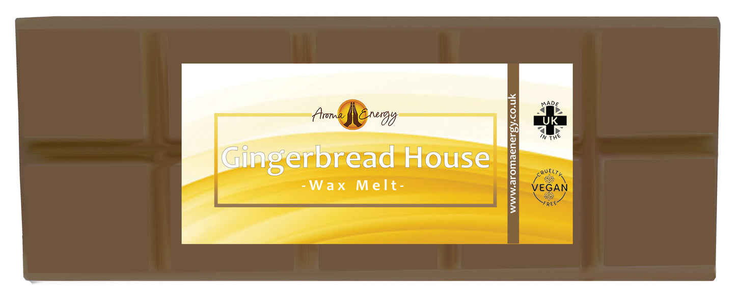 Gingerbread House Wax Melt | Christmas Wax Melt | Big Snap Bar | 50g - Aroma Energy