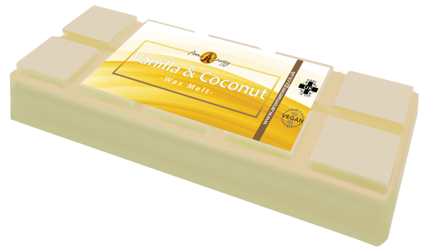 Vanilla & Coconut Wax Melt | Big Snap Bar | 50g - Aroma Energy