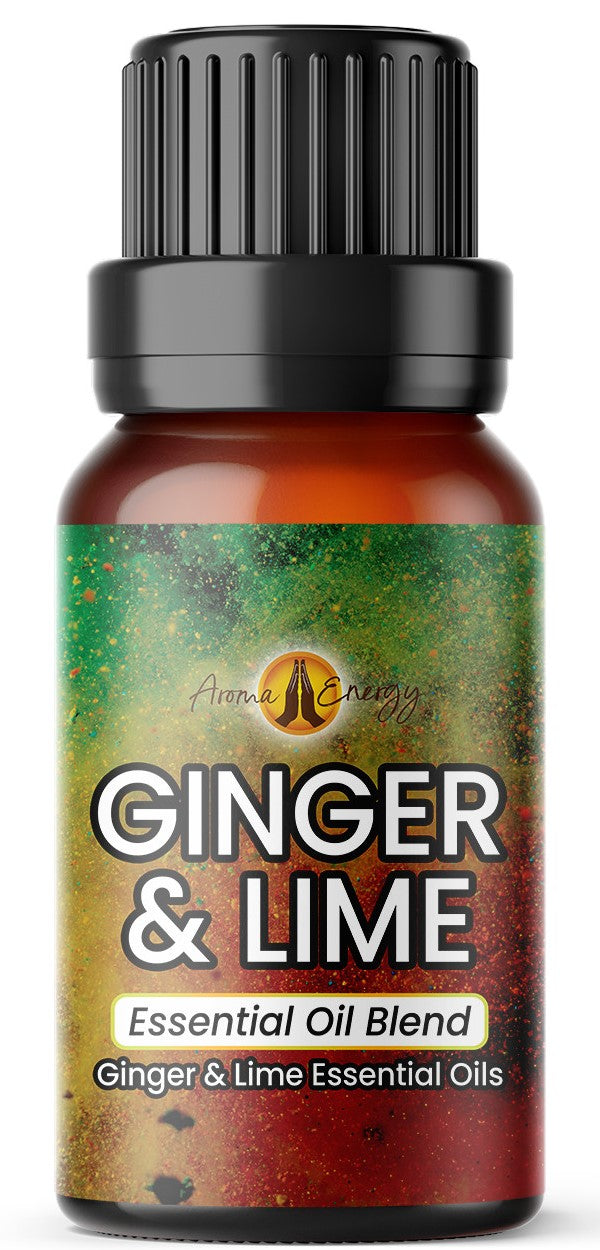 Ginger & Lime Essential Oil Blend - Aroma Energy