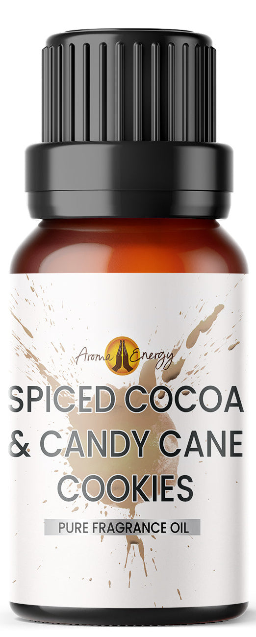 Spiced Cocoa & Candy Cane Cookies Fragrance Oil - Aroma Energy