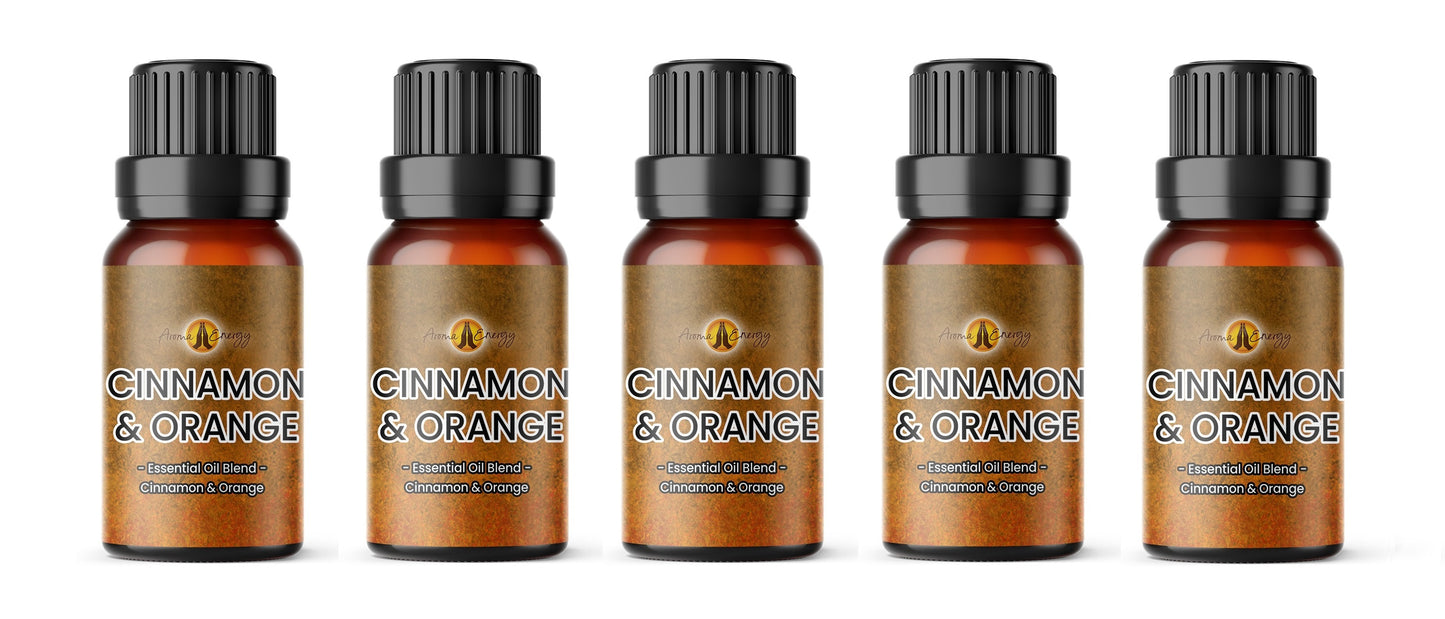 Cinnamon & Orange Pure Essential Oil Blend | Autumn & Christmas Oil - Aroma Energy
