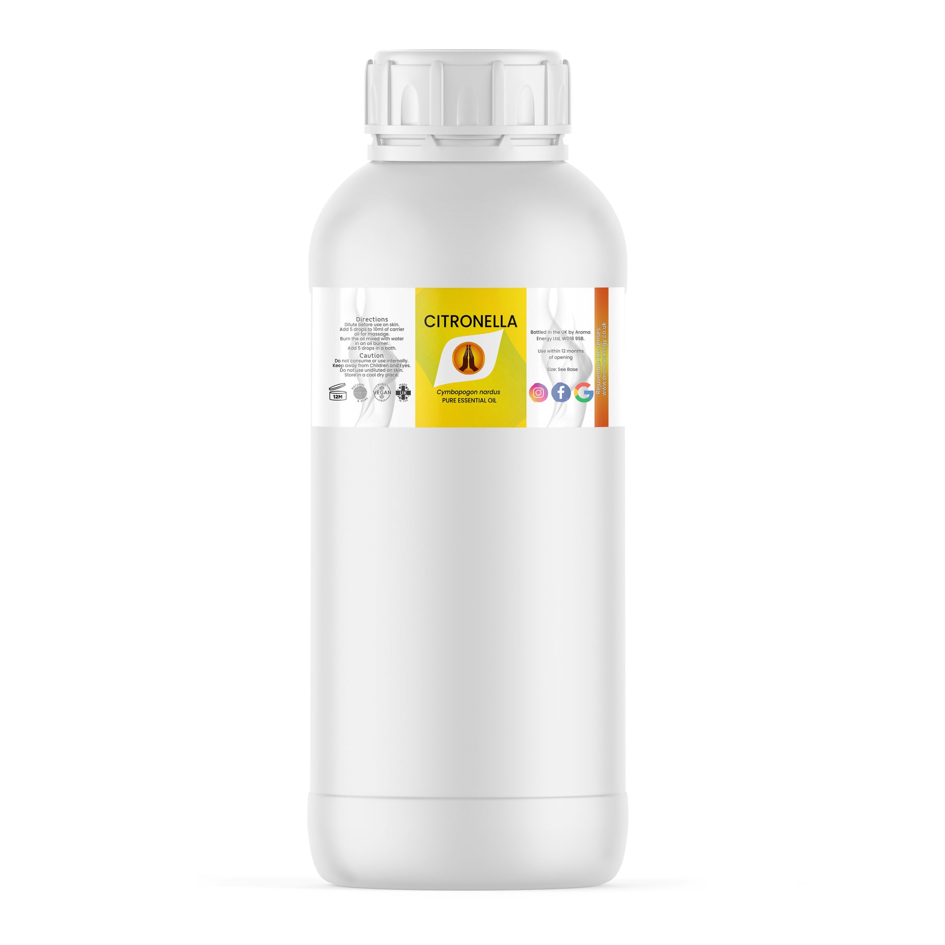 Citronella Pure Essential Oil - Aroma Energy