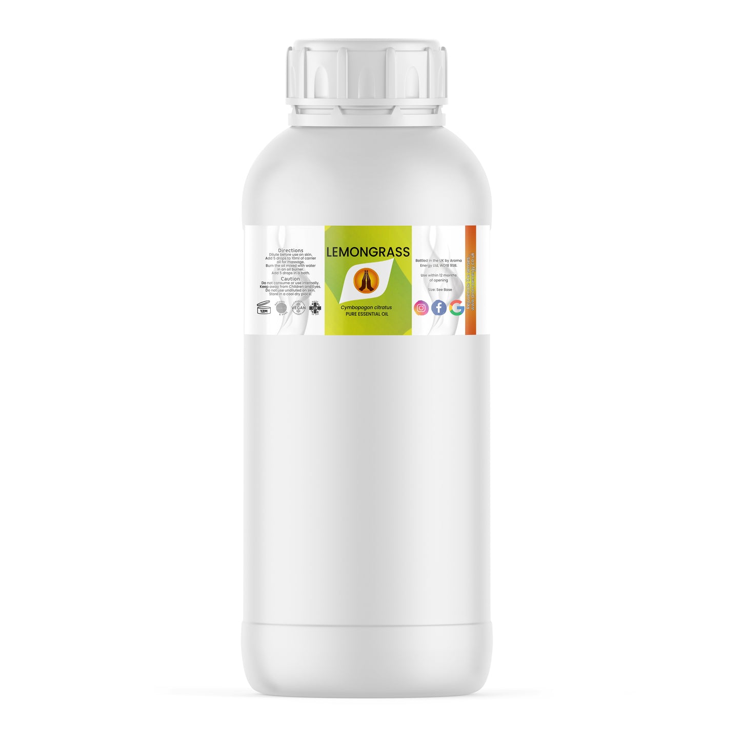 Lemongrass Pure Essential Oil - Aroma Energy