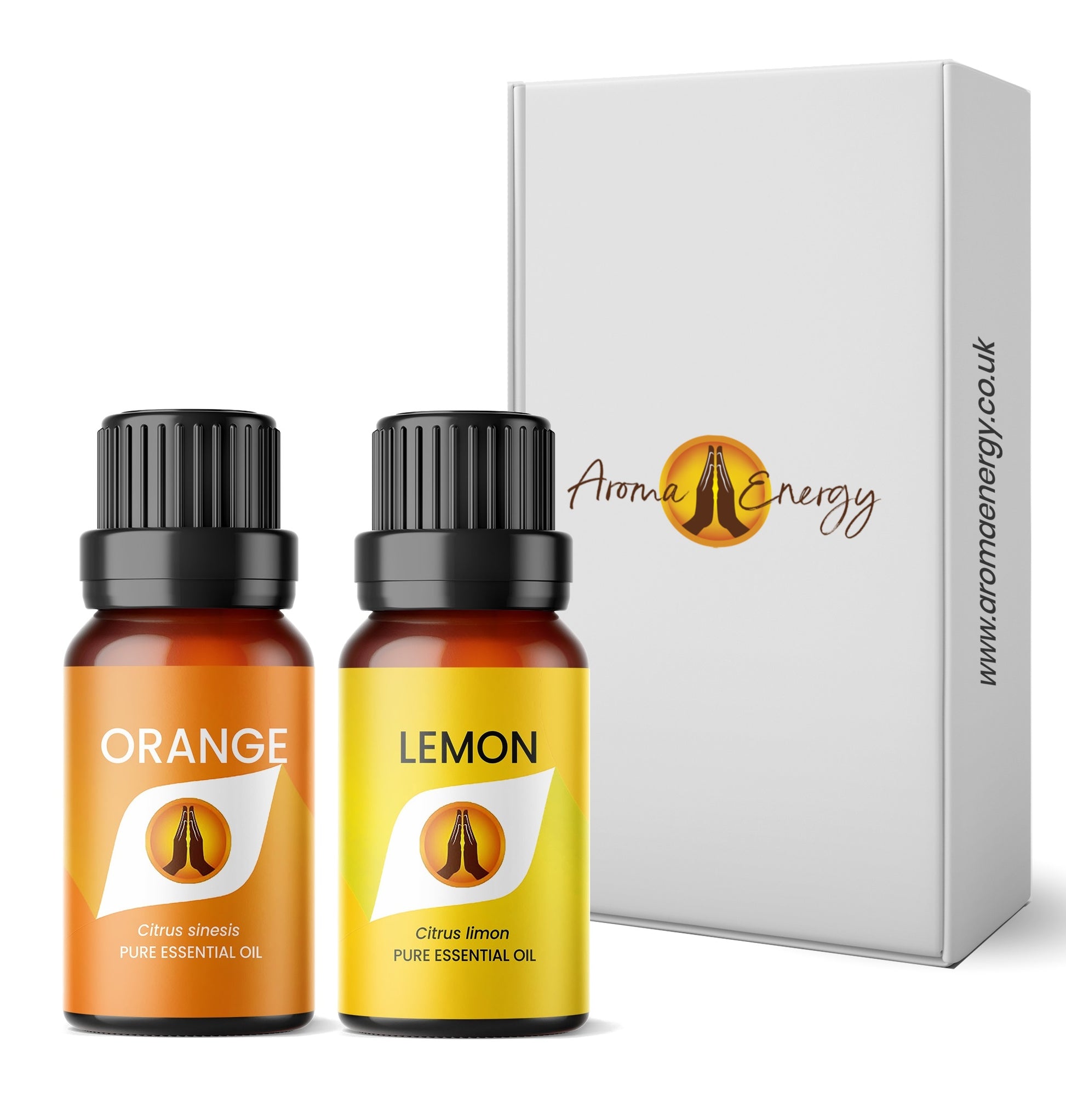 Orange & Lemon Essential Oil Aromatherapy Gift Box - Aroma Energy