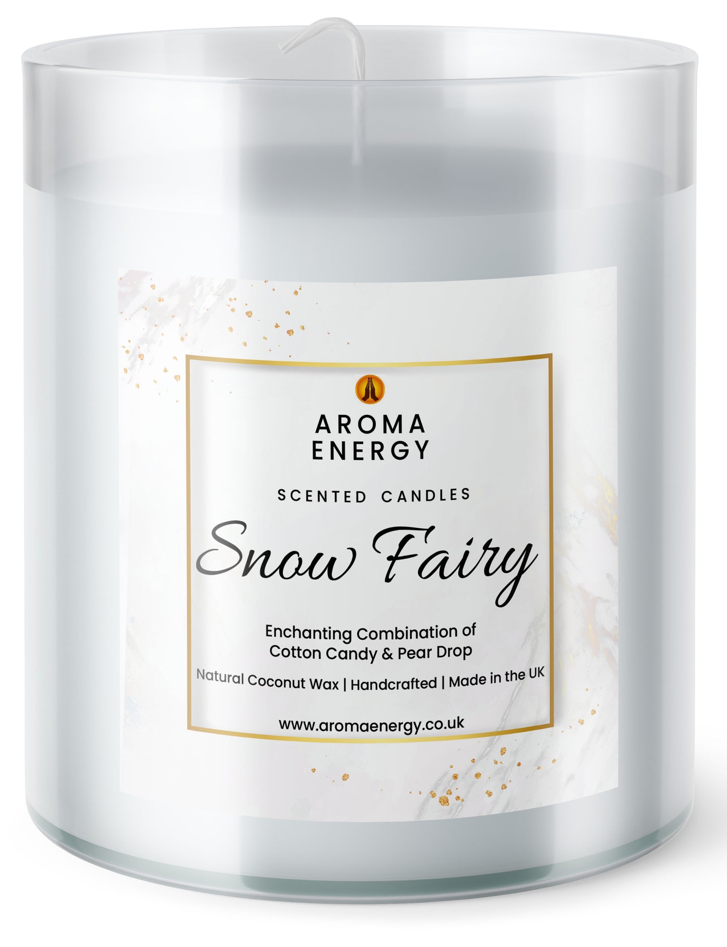 Snow Fairy Designer Scented Candle | Best home fragrance | Coconut Wax - Aroma Energy