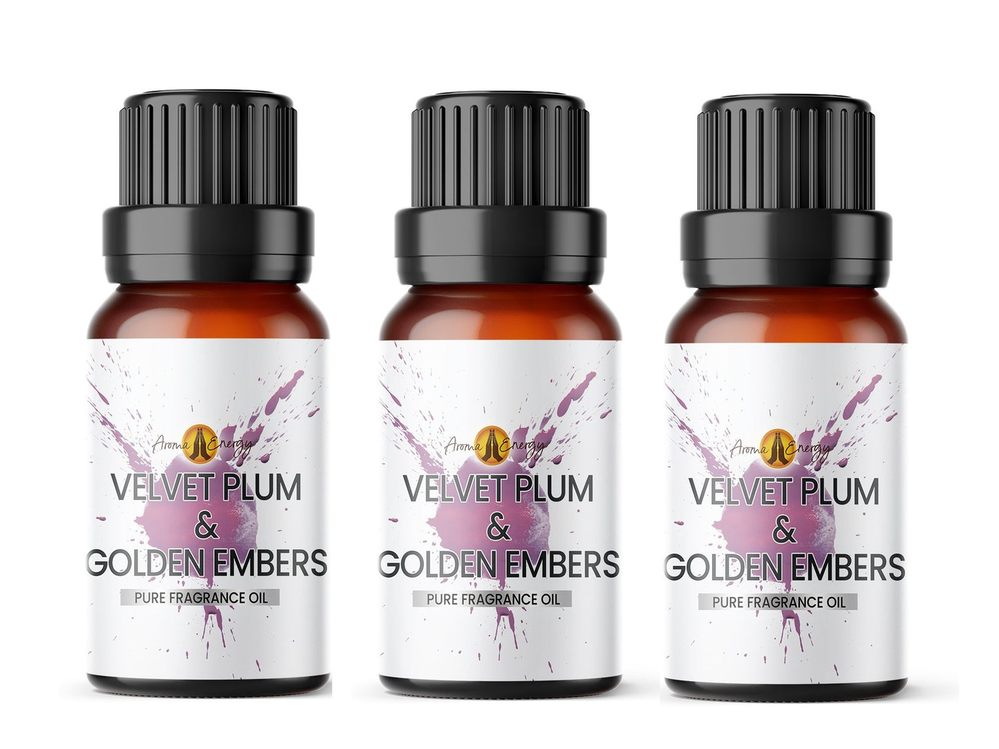 Velvet Plum & Golden Embers Fragrance Oil | Christmas fragrance oil - Aroma Energy
