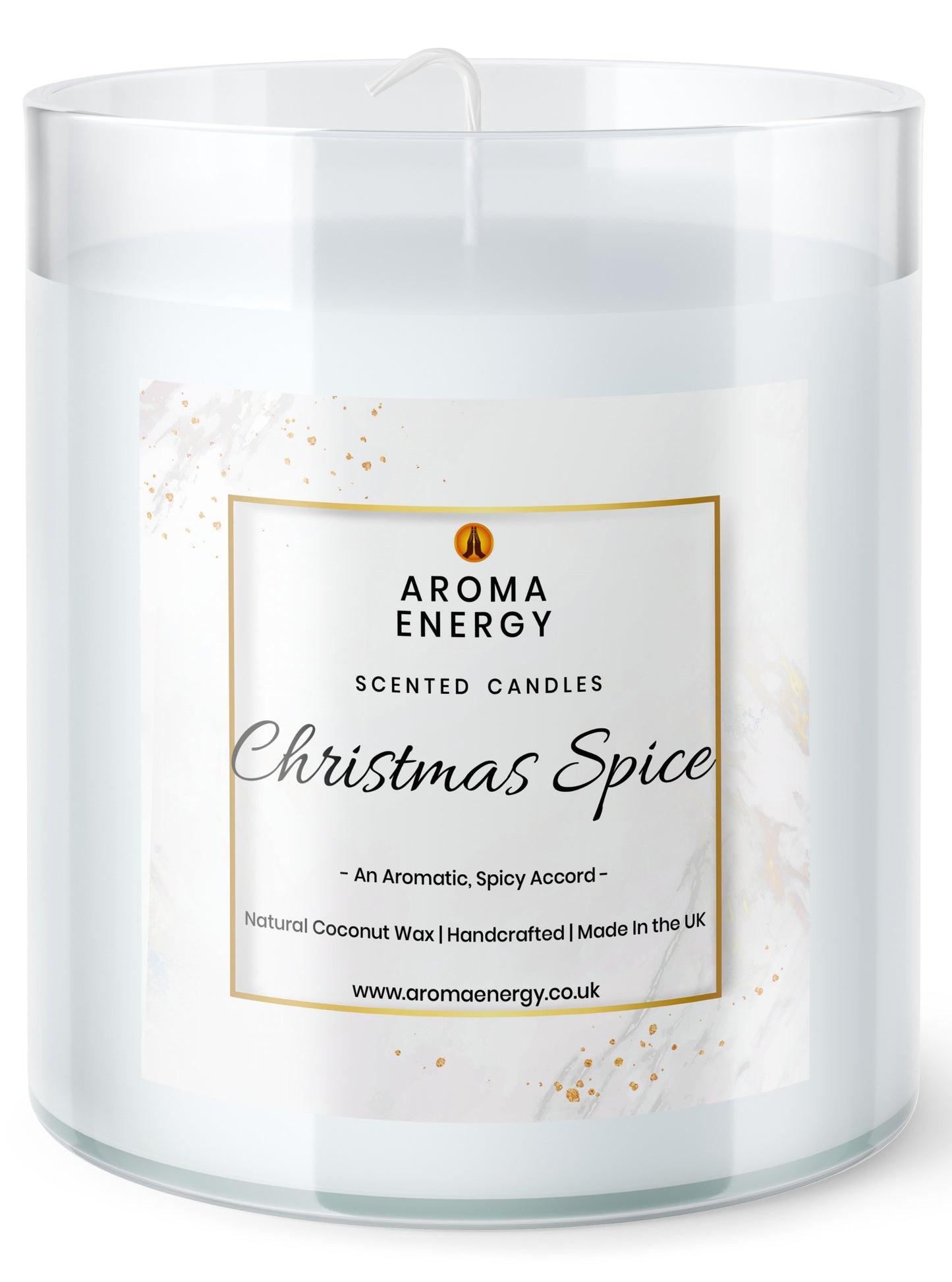 Christmas Spice Scented Candle | Best home fragrance | Coconut Wax - Aroma Energy