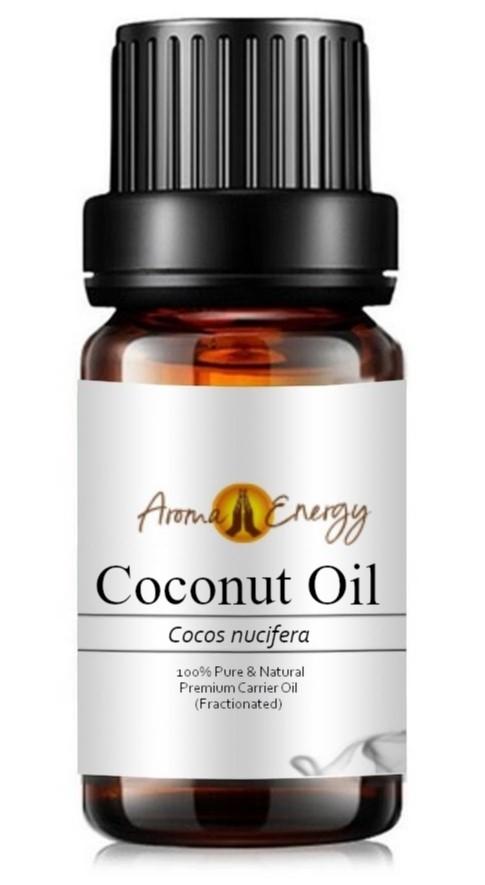 Coconut Fractionated Oil - Base/Carrier Oils, Pure & Natural - Aroma Energy