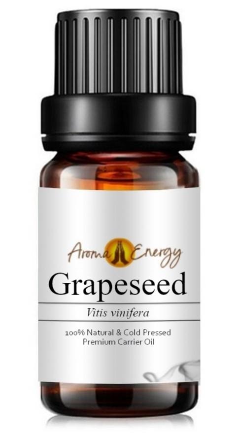 Grapeseed Oil - Base/Carrier Oils, Pure & Natural - Aroma Energy